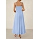 thumbnail image 2 of Vestido largo PRETTYGARDEN para mujer, estampado de verano, azul claro, 2 of 9