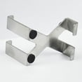 thumbnail image 4 of Gancho de metal Kuyiluo, 2 unidades, de acero inoxidable, para puerta trasera, sin clavos, que no deja marcas, tipo X, para almacenamiento, 4 of 8