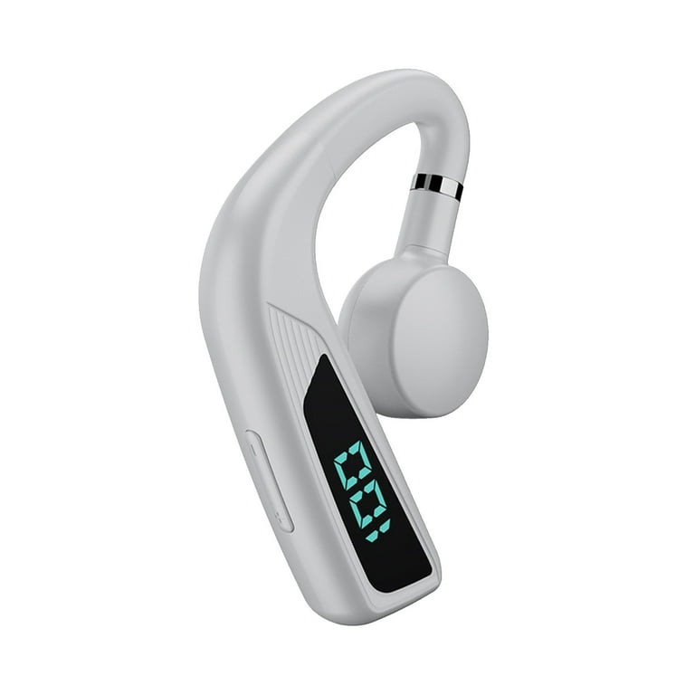 Bluetooth Conduction Headphones Open Ear Headphones Bluetooth 5.2 Sports Wireless Earphones with Built In Mic Sweat Resistant Headset White