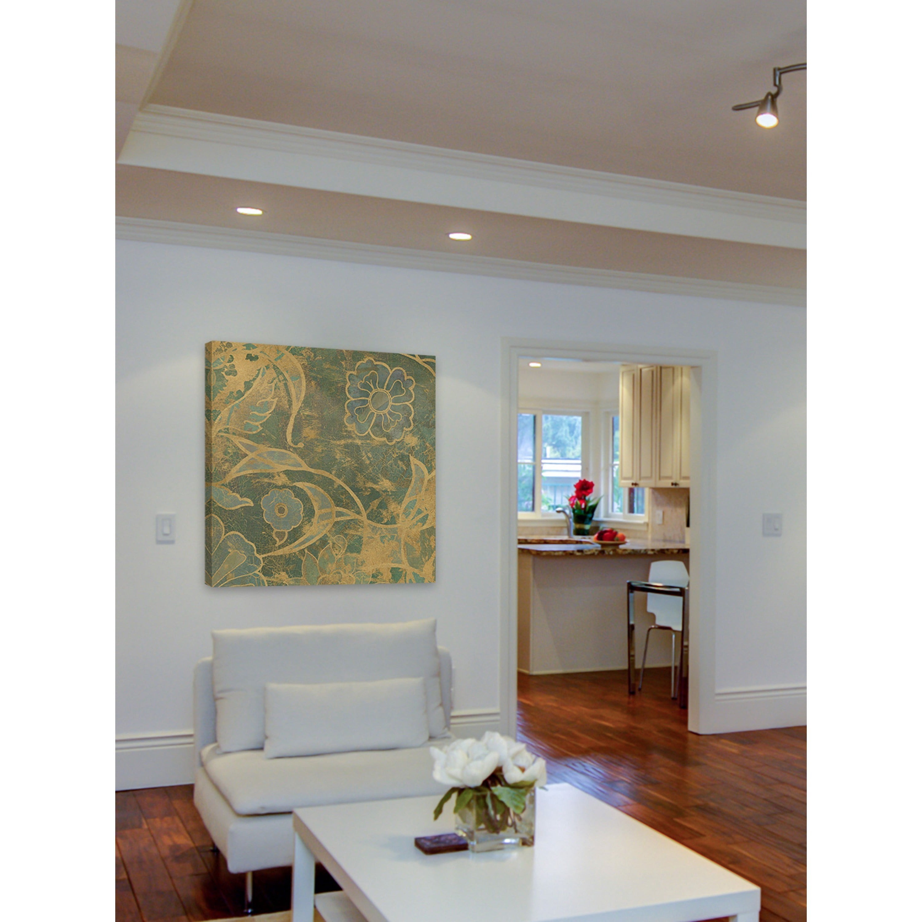"Persian Tile I" Painting Print on Wrapped Canvas