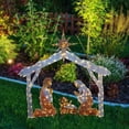 thumbnail image 3 of Estatuilla de adorno navideño creativo LED decoración para hogar DIY artesanía de hierro 3 para la decoración del dormitorio de del Macarena Figuras de Navidad, 3 of 7