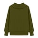 thumbnail image 4 of Cowsor Cute Hoodie for Teen Girls Trendy Solid Color Preppy Hooded Sweatshirts Kids Pullover Long Sleeve School Outfits, 4 of 6