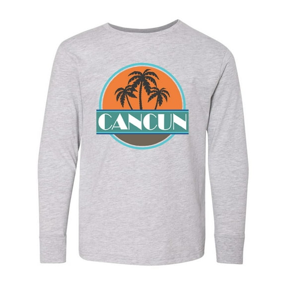 Inktastic Cancun Mexico Vacation Long Sleeve Youth T-Shirt
