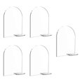 thumbnail image 2 of Ganfancp Acrílico Transparente Arco Semicírculo Digital Asiento Diy Mesa En Blanco con Base-5Pcs Ofertas Del Día Sólo En Línea 1X5Pcs Placa de Asiento, 2 of 6