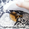 thumbnail image 6 of Vintage 10x14 Washable Area Rug: Large Living Room Rugs Indoor Soft Stain Resistant Carpet With Non-slip Backing For Bedroom Dining Farmhouse Low Pile Floor Mat King Size Bed (10x14 Black), 6 of 7