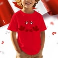 thumbnail image 3 of T-shirt Garçon Fierté du Canada Feuille d'Érable Canadienne Graphique Col Rond Manches Courtes Blouse Enfants Fête du Canada T-Shirts Graphiques Été Garçons Fête Nationale Canadienne Haut Patriotique, 3 of 5