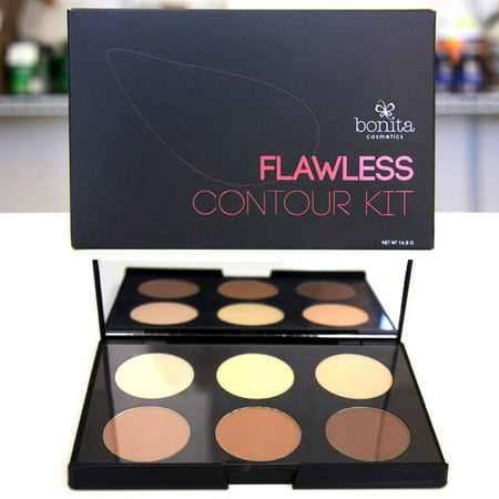 Flawless Contour Kit (6 Colors Face Powder), 16.8 g, Bonita