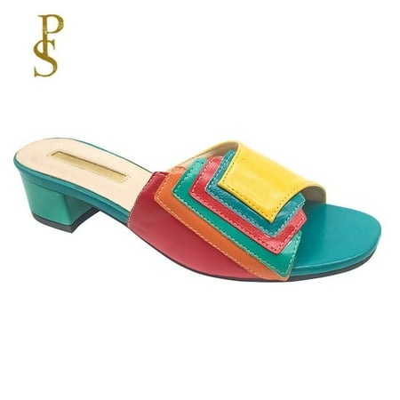 

FABIO PENNY Hot Selling Fashionable and Delicate Patchwork Multi Color Ladies Slippers Women s Slippers Nigeria Style Women Shoe