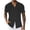 Black, variant on Inleife Mens Solid Color Turndown Collar Shirts Men Casual Fashion V-Neck Short Sleeve Breathable Shirt Tops