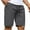Gray, variant on Kmdttou Men's Hiking Cargo Shorts Summer Solid Color Straight Leg Shorts Cropped Shorts Casual Sports Shorts (Regular and Big & Tall Sizes)