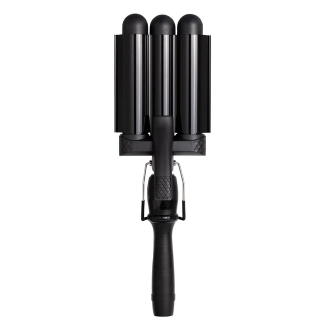 Mermade PRO Hair Waver 1.25"" - Hair Waver 3 barril 3 barril rizador 1 1/4 pulgadas barril de cerámica Waver para cabello grueso fino largo o corto - 1.25"" negro