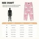 thumbnail image 3 of Balery Pink Flamingo Pantalones de pijama para mujer, pijamas ultraligeros, pantalones de estar por casa-Medium, 3 of 6