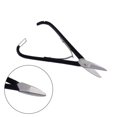 thumbnail image 2 of 7in 175mm Steel Black Handle Jewelry Necklace Ring Scissors DIY Wire Cutter Tool, 2 of 9