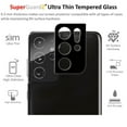 thumbnail image 3 of [2-Pack] For Rear Camera Lens of Samsung Galaxy S21 Ultra (2021) - SuperGuardZ Tempered Glass Screen Protector, Anti-Scratch, 9H Hardness, Anti-Bubble, Anti-Shock, 3 of 6
