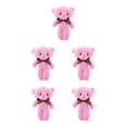 thumbnail image 2 of Qarigey Colgante de oso, Material de algodón PP flexible, llavero encantador, regalos adorables para niños, llavero creativo para , llave de Type3 NO3, 2 of 6