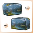 thumbnail image 3 of Yiaed Majestic Deer Mountain Lake Print Two Slice Bread Machine Cover, Universal Size Kitchen Appliance Cover for Bread Machine,Bread Machine Cover, 3 of 7