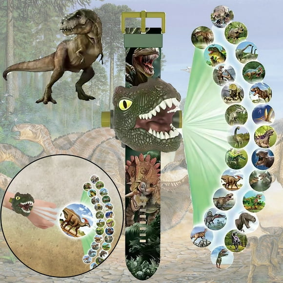 IMENGL Cartoon Watch Dinosaur Projection Children's Watch 3D Dinosaur Electronic Watches For Kids Gift Artificial Snowballs for Kids,Rubber Snowball,Artificial Snowballs,Story Projector for Kids,Fla