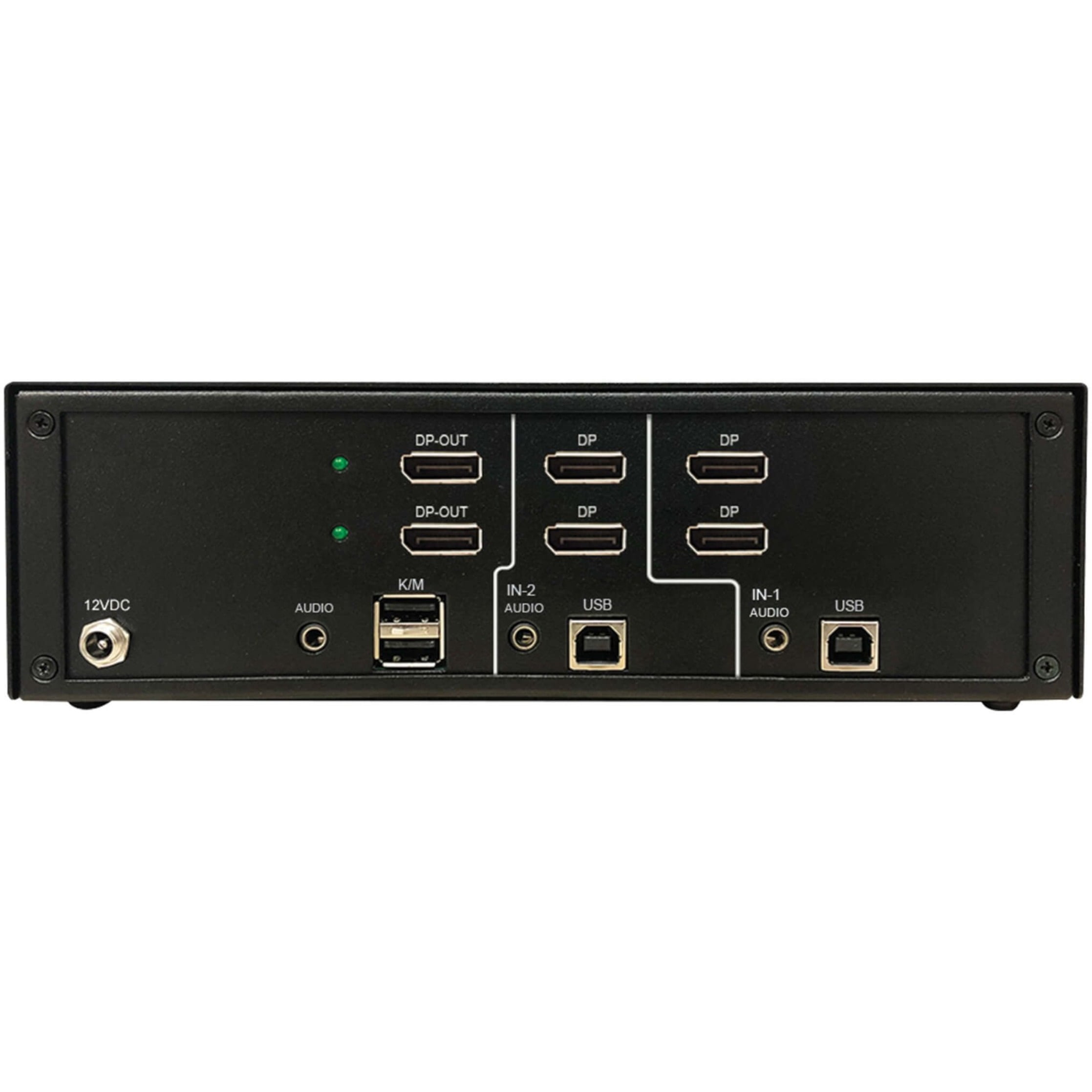 Tripp Lite by Eaton Secure KVM Switch, 2-Port, Dual Head, DisplayPort to DisplayPort, 4K, NIAP PP4.0, Audio, TAA - 2 Computer(s) - 1 Local User(s) - 3840 x 2160 - 50 Hz, 60 Hz - 4 x USB - 6 x Displ...