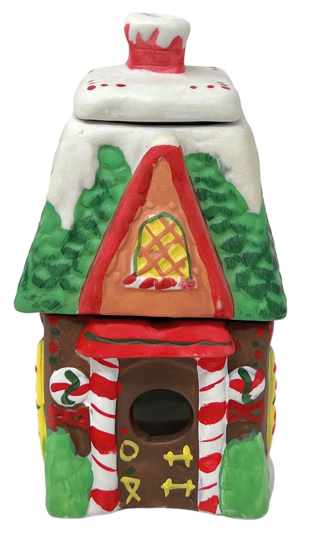 Northeast Home Goods Ceramic Gingerbread House Potpourri Warmer