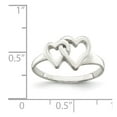 thumbnail image 2 of Sterling Silver Heart Ring - Size 7, 2 of 2