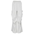 thumbnail image 3 of XIAONU Women's Cargo Sweatpants Wide-Leg Relaxed-Fit Trousers oft Comfort Daily Casual Lounge Bottoms, 3 of 7