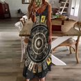 thumbnail image 4 of Wheel of the Zodiac Astrology Chart and the Major Arcana Tarot Sleeveless Dress Womens dresses Bridesmaid dress woman, 4 of 6