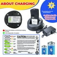 thumbnail image 4 of Smart Desktop Charger PMNN4063BRT Ni-MH Battery Desktop Charger for CP125 AXU4100 AXV5100 BC120 GP2000 GP2000s GP2100 P020 SP66 VL130 Two Way Radios Charger Base, 4 of 11