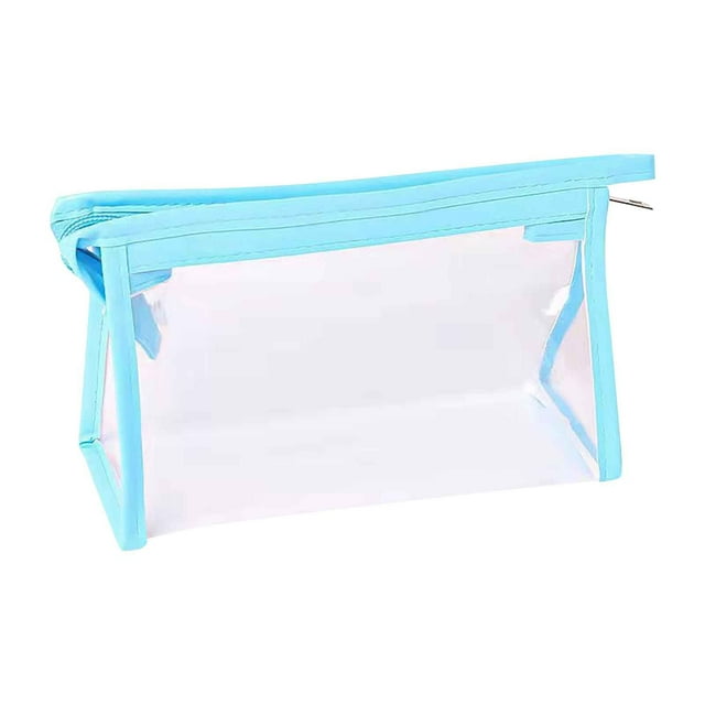 TopLLC Fashion Transparent Pencil Bag Student Large-capacity Stationery Storage Bag Examination Storage Bag