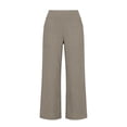 thumbnail image 5 of Nmnitkp Cotton Linen Capri Pants for Women High Waisted Relaxed Fit Elastic Capri Leggings Casua High Waist Tummy Control Cropped Lounge Trousers with Pockets, 5 of 5