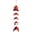 Orange & Purple, variant on In the Breeze 7022 — Yellow & Blue Resin Fish Hanging Mobile — Colorful Hanging Suncatcher Decoration