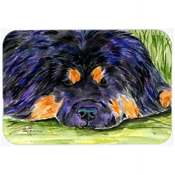Caroline's Treasures Tibetan Mastiff Glass Cutting Board Large