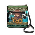 thumbnail image 2 of HELLHERO Adjustable Strap Ladies Shoulder Bag for Dating Everyday, Water-Resistant Spacious PU Crossbody Bag, Geometric, 2 of 7