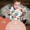 thumbnail image 4 of Sleeping Baby Zipadee-Zip Baby Swaddle Sack 6-12 Months - Orange Elephant, 4 of 9