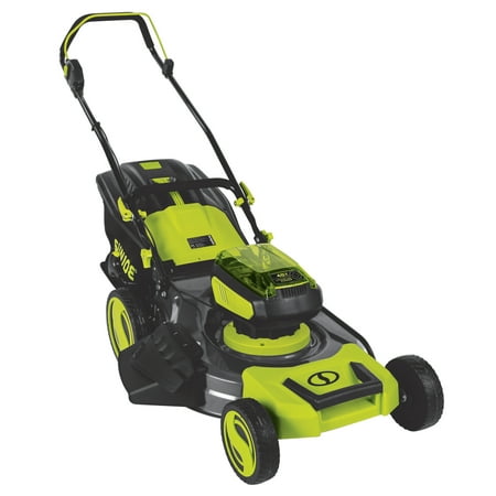 Sun Joe - 48-Volt iON+ Cordless Lawn Mower - Green