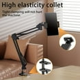 thumbnail image 5 of EIMELI Adjustable Iron Tablet Stand Long Arm Desk & Bed Mount for 4-13” Devices 6-Axis Flexible Holder with 360° Swivel for iPad & Smartphones Sturdy Mechanical Arm Bracket with Clamp, 5 of 6