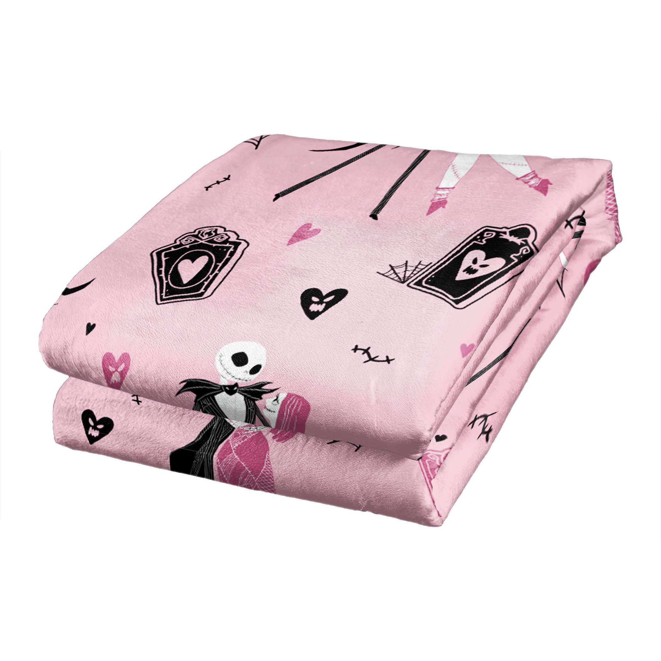 Nightmare Before Christmas Disney Misfit Tango Silk Touch Throw Blanket 50x70 Inches