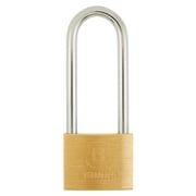 Brinks Solid Brass 40mm Keyed Padlock with 2 1/2in Shackle, 4 pack