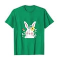 thumbnail image 4 of QUNYINEY Easter Womens Shirts Short Sleeve Pullover Casual Crew Neck Tops Loose Womens Tops, 4 of 4