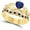Yellow, variant on 14K Rose Gold-Plated Crown Design Claddagh Bridal Set 1 CT Heart-Cut Blue Sapphire Engagement Ring with Curved Wedding Band 925 Sterling Silver Anniversary Gift For Women