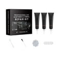 Professional Black Leather Repair Kit, Leather Seat Repair Kit for Cars