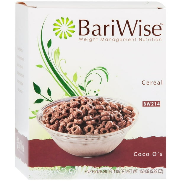 BariWise High Protein Cereal, Coco O's, 15g Protein, Diet Cereal, 5ct