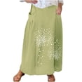 thumbnail image 2 of Fiudx Womens Clothes Oversized Solid Color Mid-Length Dress Quick Dry Slim Fit Ruched Bodycon Skirt Summer Savings Clearance, 2 of 5