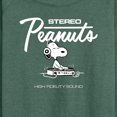 thumbnail image 3 of Peanuts - Stereo Snoopy Dj - Women's Lightweight French Terry Long Sleeve Shirt, 3 of 6