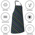 thumbnail image 6 of Bingfone Mardi Gras Strings of Beads Apron Gifts For Men, Women Professional Grade Chef Apron for Kitchen,BBQ & Grill, 6 of 8