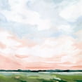 thumbnail image 2 of Scarvey, Emma 26x26 Black Ornate Wood Framed with Double Matting Museum Art Print Titled - Pink Morning Horizon II, 2 of 4