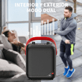 thumbnail image 5 of Bocina Portátil Bluetooth 5.3 Recargable Inalámbrico 40W Altavoz Belug, Negro, 5 of 5