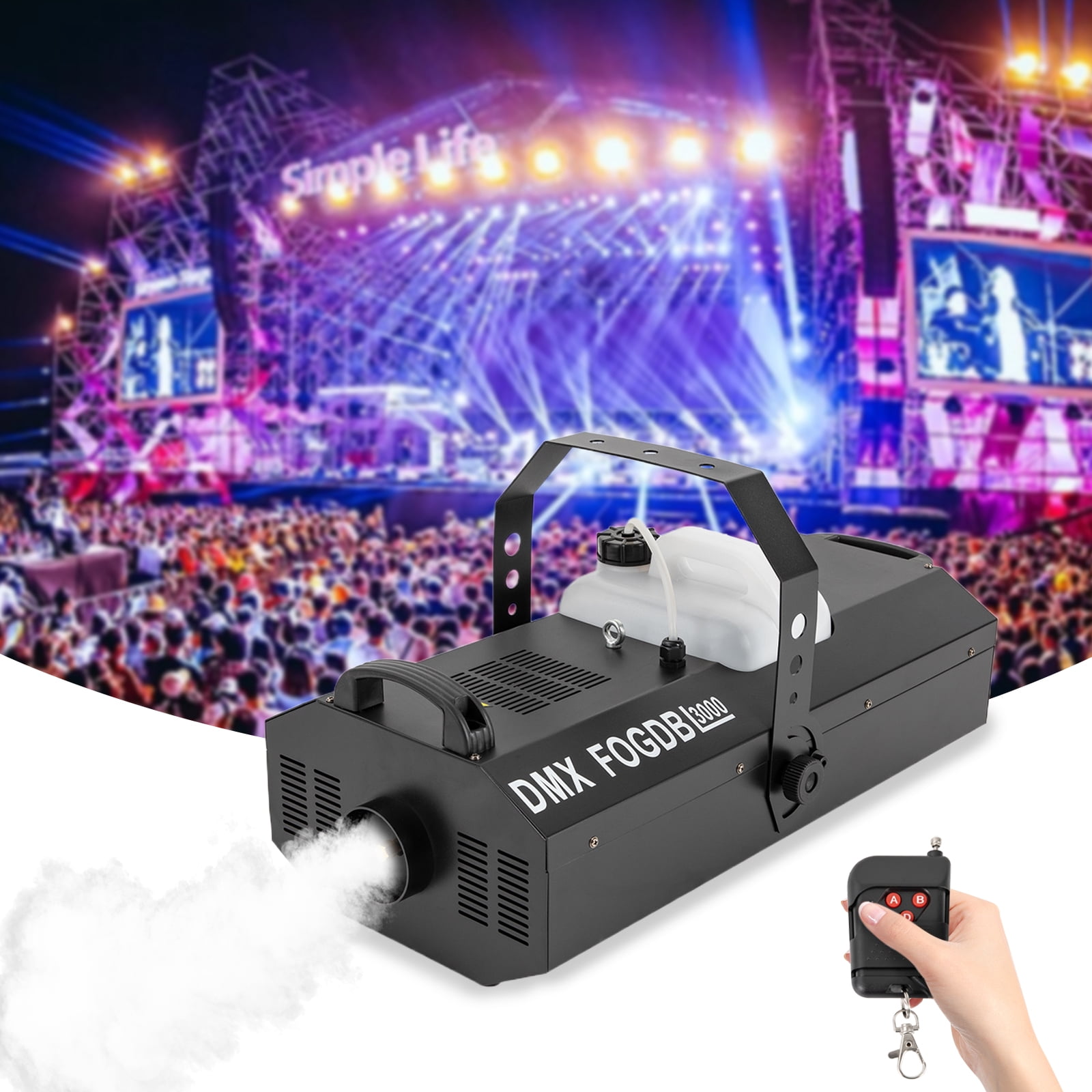 Wildnix Heavy-Duty 6U Rack Case for Fog Machine and Amplifier Equipment, Waterproof, Dustproof, Impact-Resistant, with Removable Doors and 220.46 lbs Load Capacity