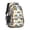 Excavator and Helmet Gray Pattern, variant on Excavator and Helmet White Pattern 16.9 Inch Lightweight School Bag, Cute Multi-Pocket Backpack with Padded Back for Daily Use