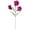 Hot Pink*3, variant on Apeya Artificial Morning Glory Bouquet, Purple Faux Silk Trumpet Flowers, UV Resistant Fake Greenery Floral Arrangement for Outdoor Garden Patio Porch, 13.77 in