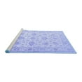 thumbnail image 2 of Ahgly Company Machine Washable Indoor Rectangle Persian Blue Traditional Area Rugs, 2' x 5', 2 of 4